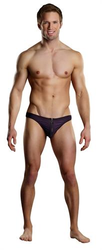 Radical Sport - Zipper Thong - Large/ X-Large - Wine MP-441207WILX