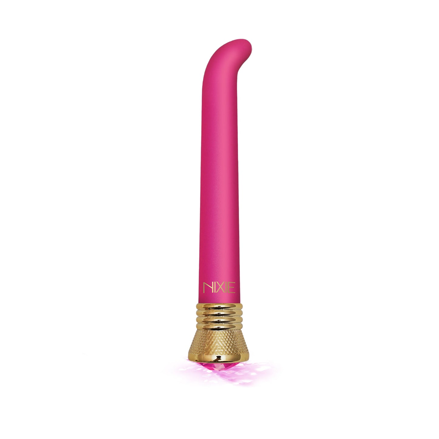 Nixie Jewel Satin G Spot Vibe 10 Function - Pink Tourmaline GN-1000303
