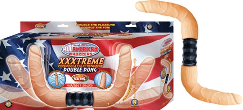 Latin American Whoppers Extreme Vibrating and Fully Bendable Dong - Flesh NW2376-1