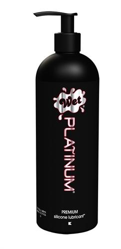 Wet Platinum Luxury Silicone Lubricant - 16 Fl. Oz. Pump Bottle WT20708