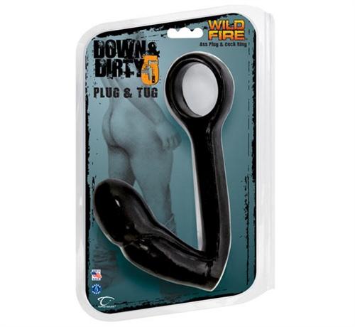 Wildfire Down and Dirty 5 Plug and Tug - Ass Plug and Cock Ring TS1101108