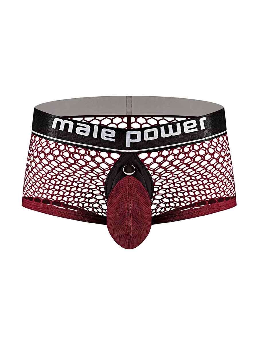 Cock Pit Net Mini Cock Ring Short - Medium - Burgundy MP-120260BNMD