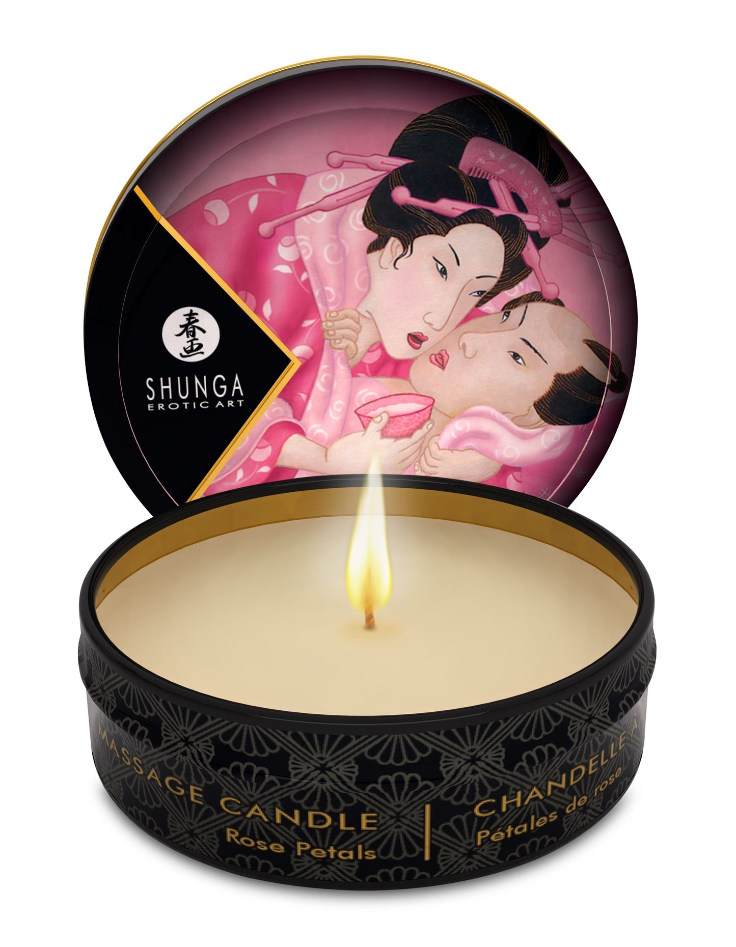 Mini Massage Candle - Aphrodisia - Roses Petals - 1 Fl. Oz. SHU4600
