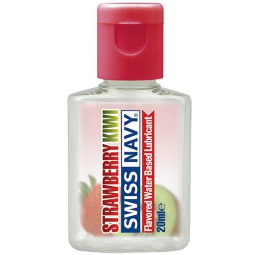 Swiss Navy Flavors Water-Based Lubricant - Strawberry Kiwi - 20 ml MD-SNFLAVSKE