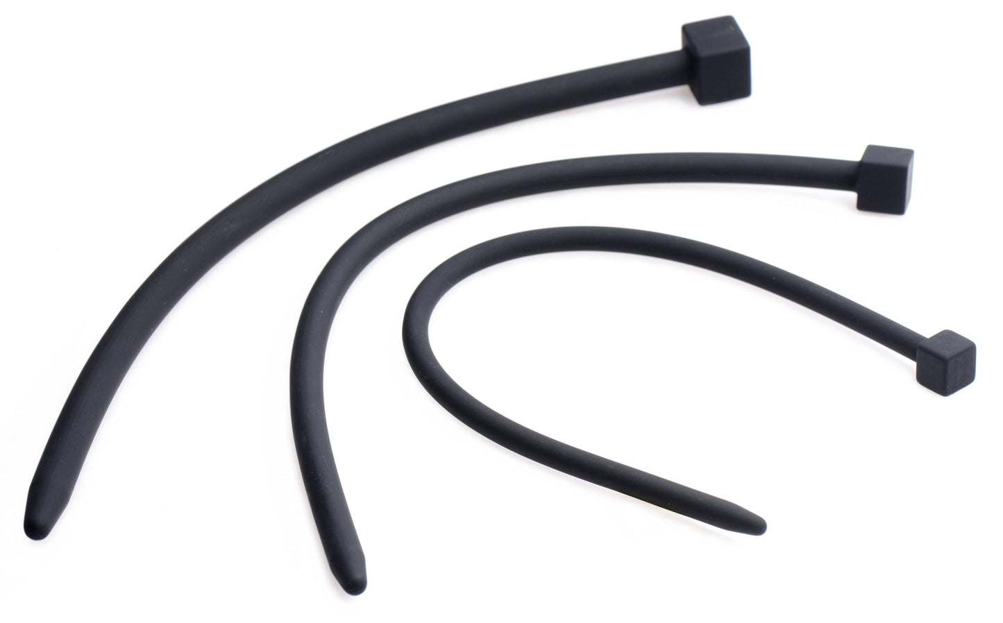 Master Series Bolted Deluxe XL Urethral Sound Set - Black MS-AF241