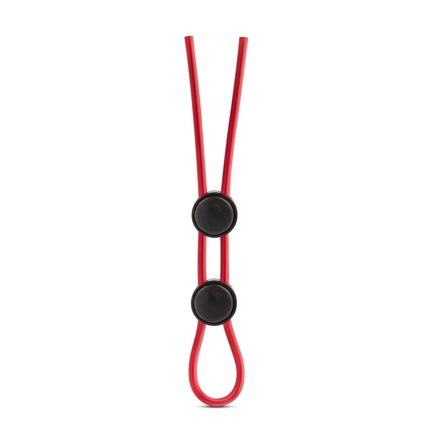Stay Hard - Silicone Double Loop Cock Ring - Red BL-32098