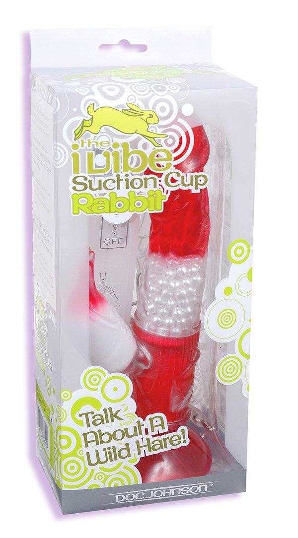 Ivibe Suction Cup Rabbit - Strawberry DJ6017-01