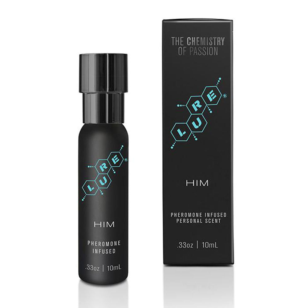 Lure Black Label for Him - Pheromone Infused Personal Scent .33 Fl Oz (10 ml) Bottle TS1033331