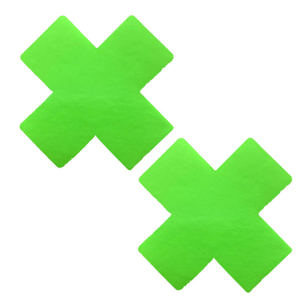 Apple Fruitella Neon Blacklight Wet Vinyl X Factor Nipztix Pasties NN-AFR-XF-NS