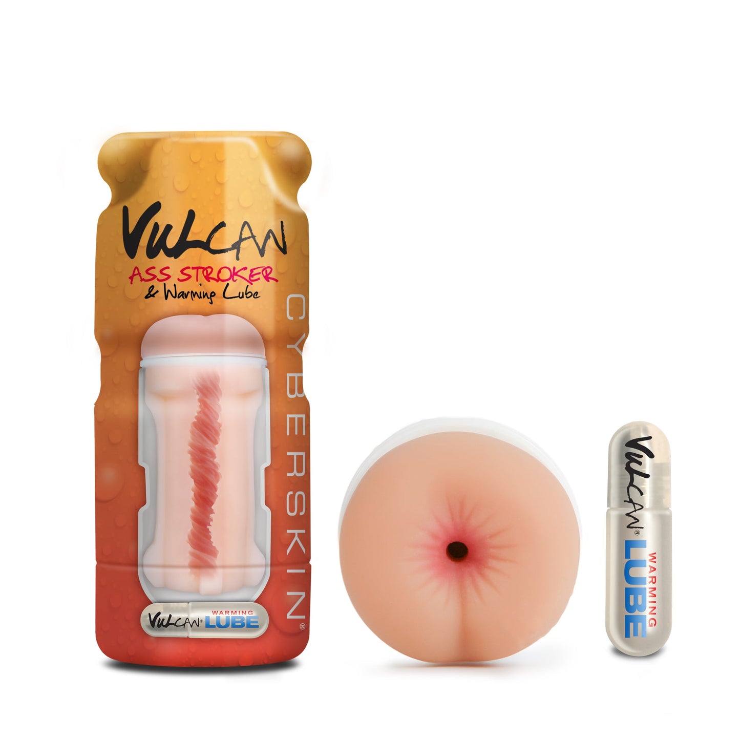 Vulcan Cyberskin - Ass Stroker & Warming Lube - Light TS1600377