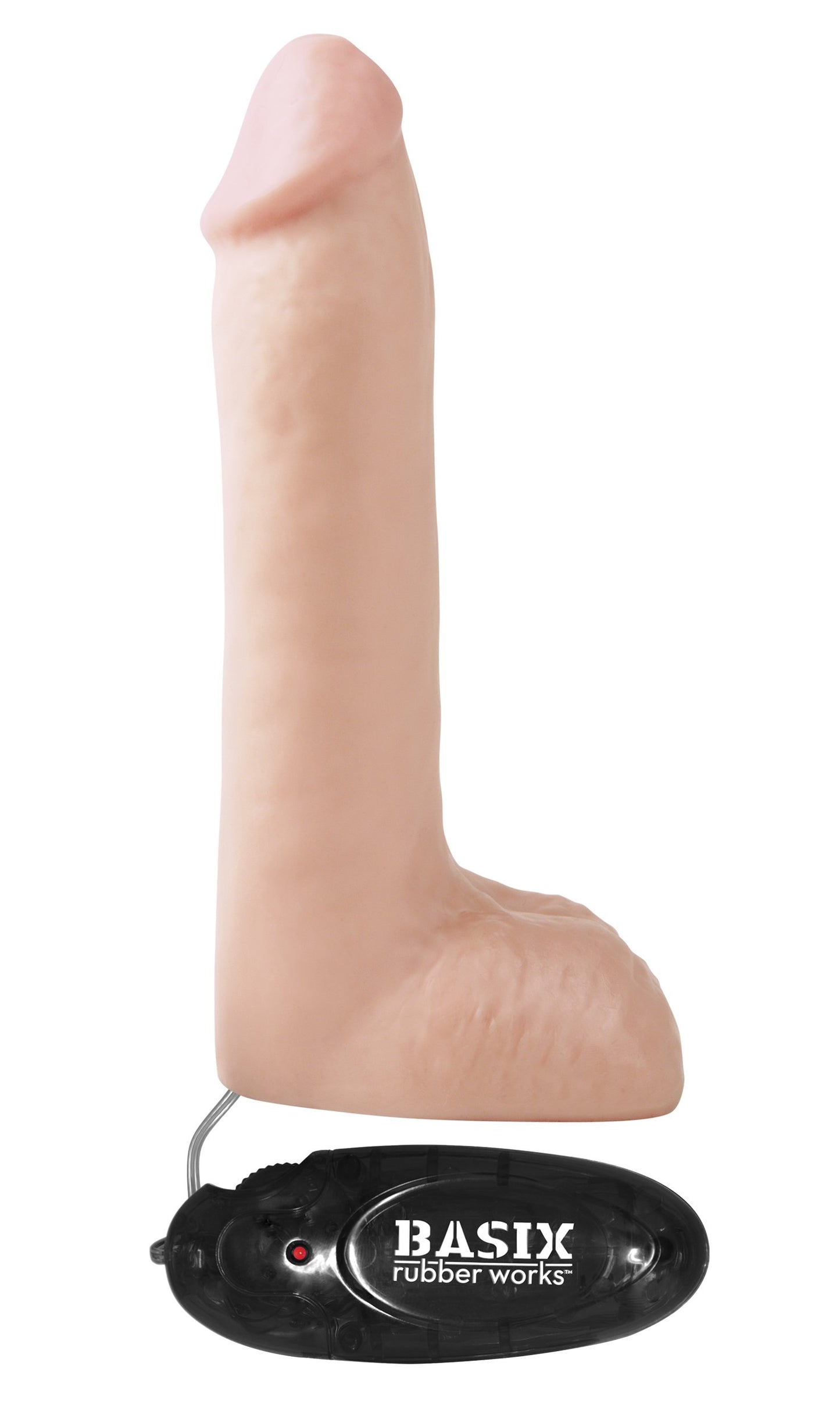 Basix Rubber Works 8 Inch Vibrating Dong - Flesh PD4241-21