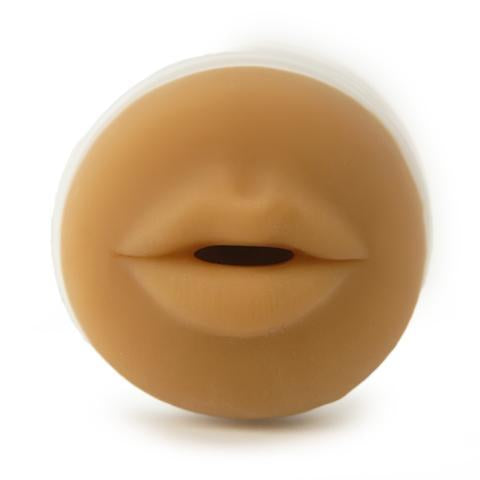 Cyberskin Vulcan Deep Throat With Vibration - Mocha TS1600395