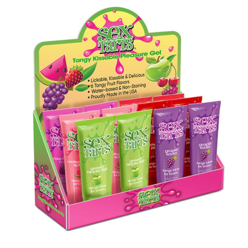 Sex Tarts p.o.p Display - 12 Piece - Assorted - 2 Oz. Tubes TS1035795