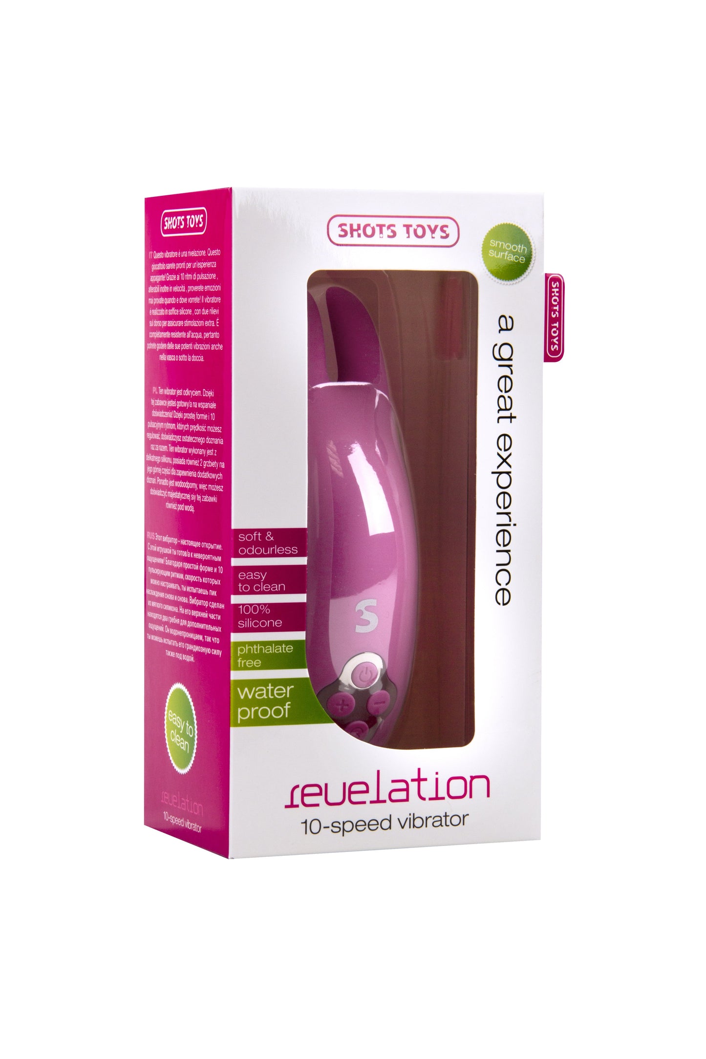 Revelation 10-Speed Vibrator - Pink SH-SHT168PNK