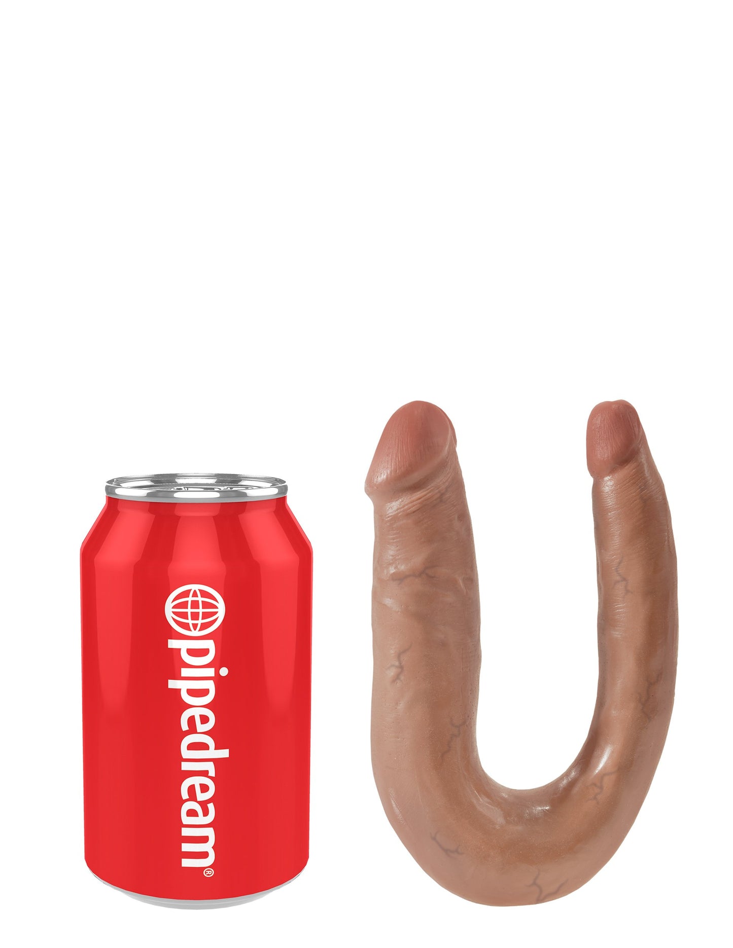 King Cock U-Shaped Small Double Trouble - Tan PD5513-22