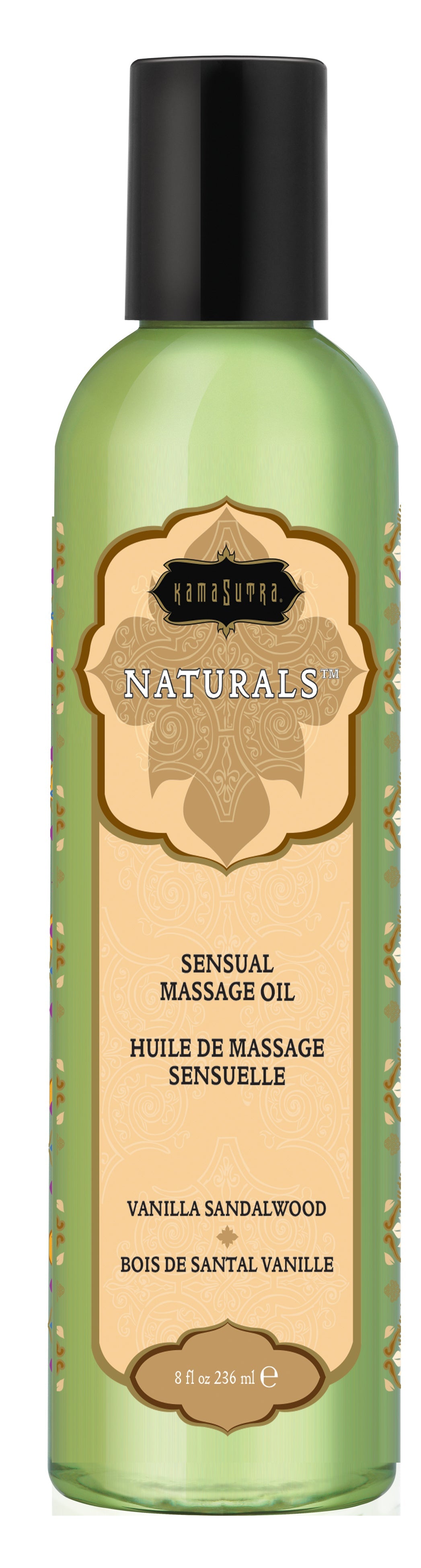 Naturals Massage Oil - Vanilla Sandalwood 8 Fl. Oz. KS10244