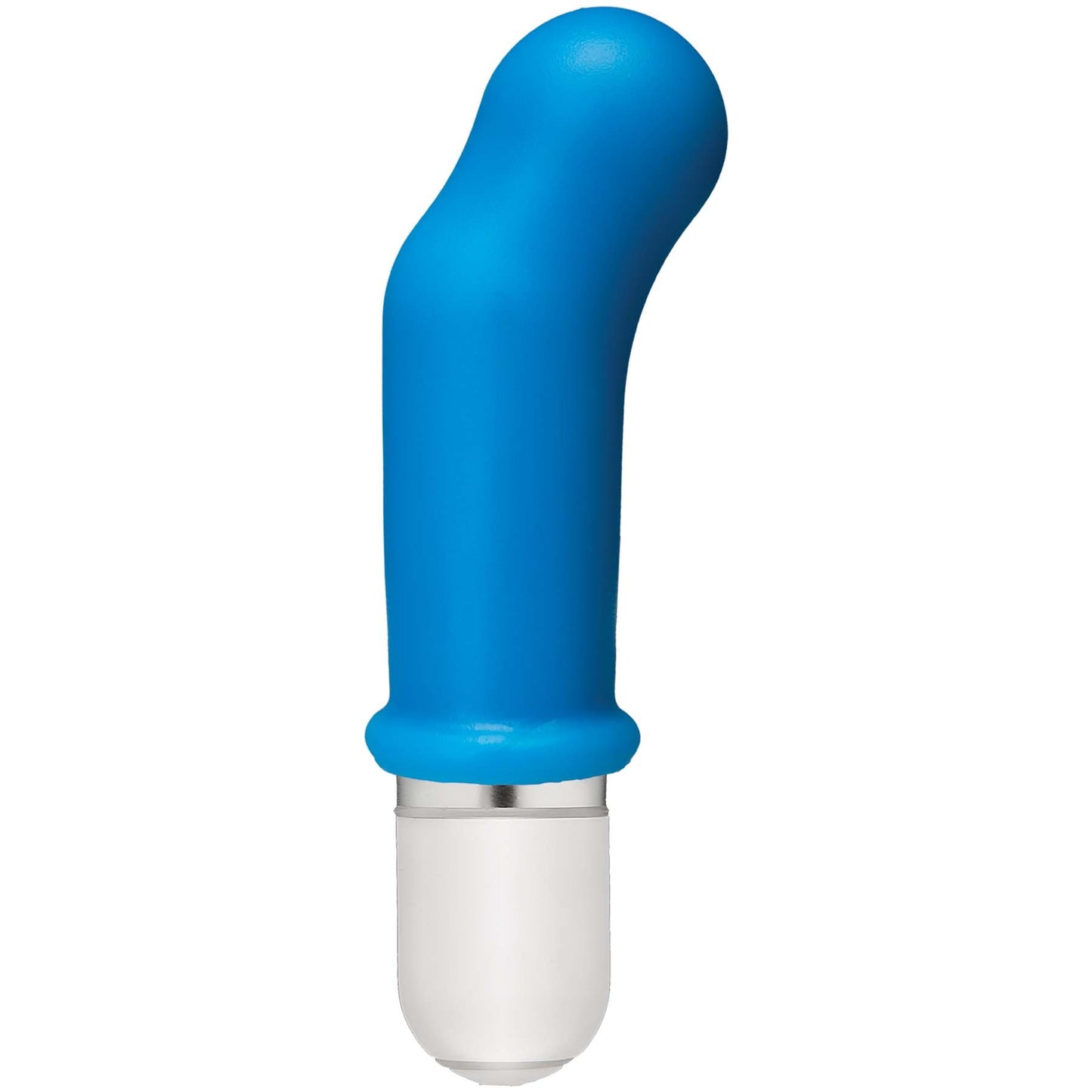 American Pop! - Pow! 10 Function Silicone Vibrator - Blue DJ0500-24-BX
