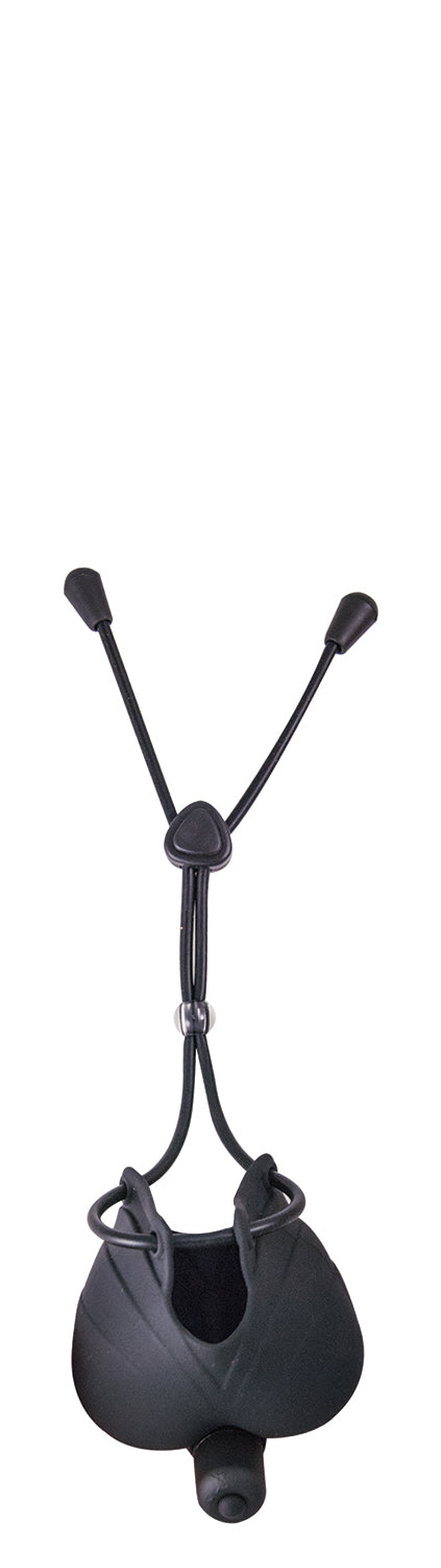 My Cock Ring Vibrating Scrotum Pouch & Cinch - Black NW2725