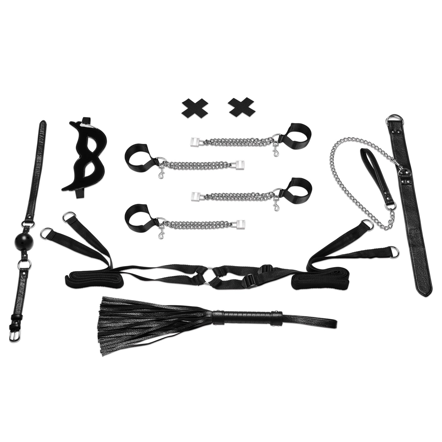 Master-Slave Domination Chain-Me-Up 6pc Bedspreaders Set EL-LF2002