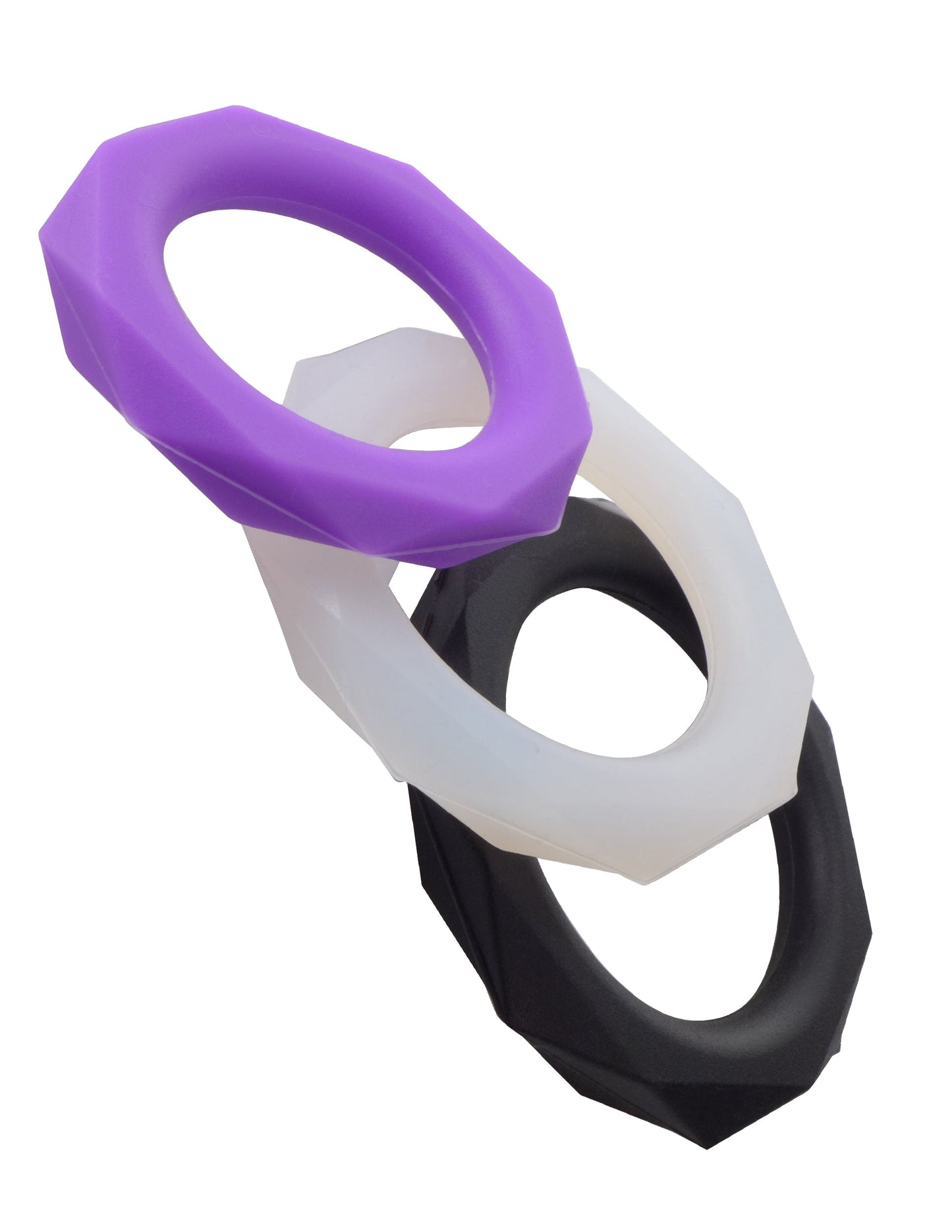 Fantasy C-Ringz Silicone Designer Stamina Set Purple PD5867-12