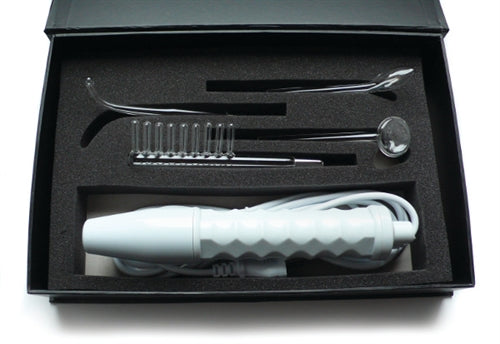 Neon Wand Electrosex Kit - White Handle - Red Electrode KL-933