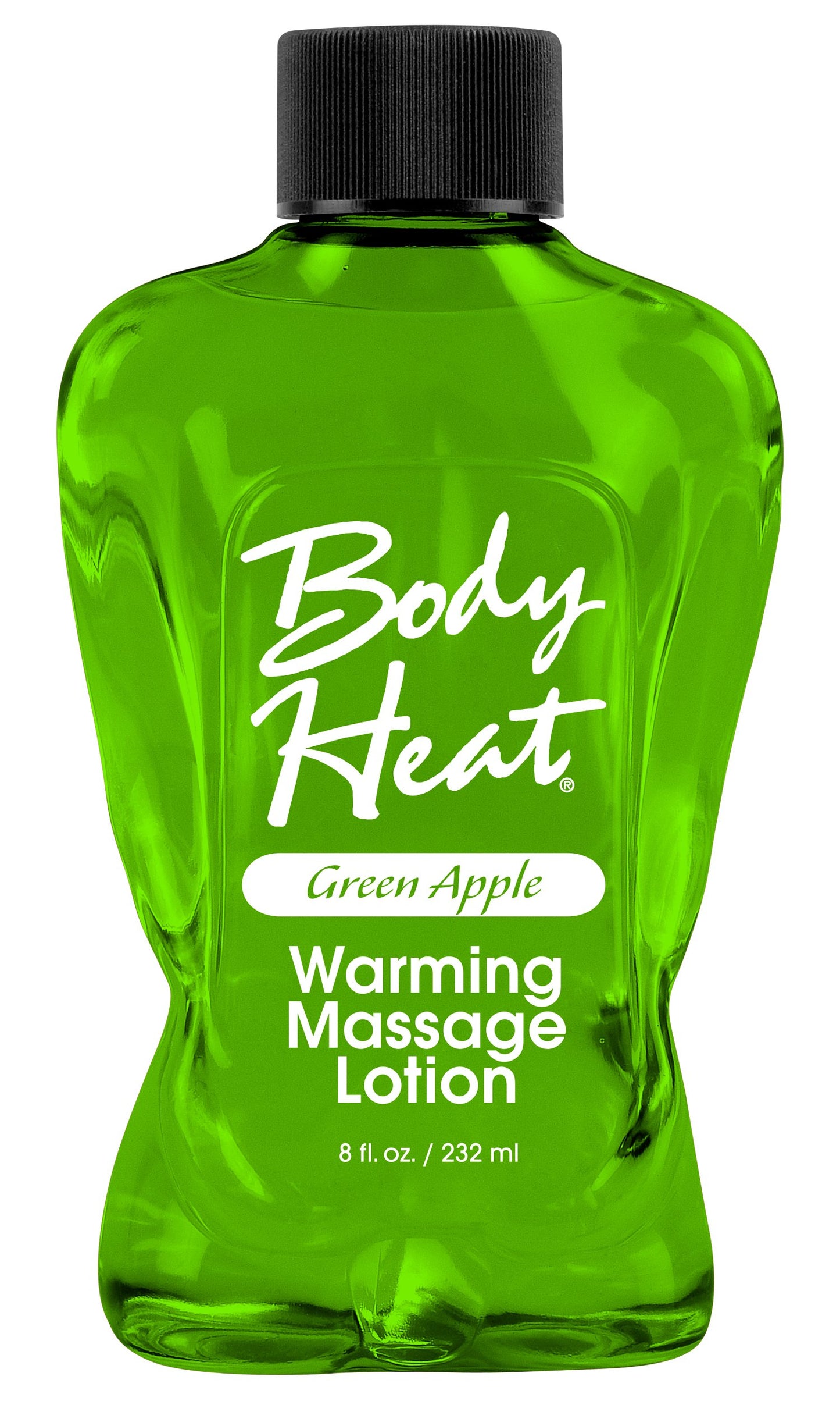 Body Heat Warming Massage Lotion - 8 Fl. Oz. - Green Apple PD9550-65