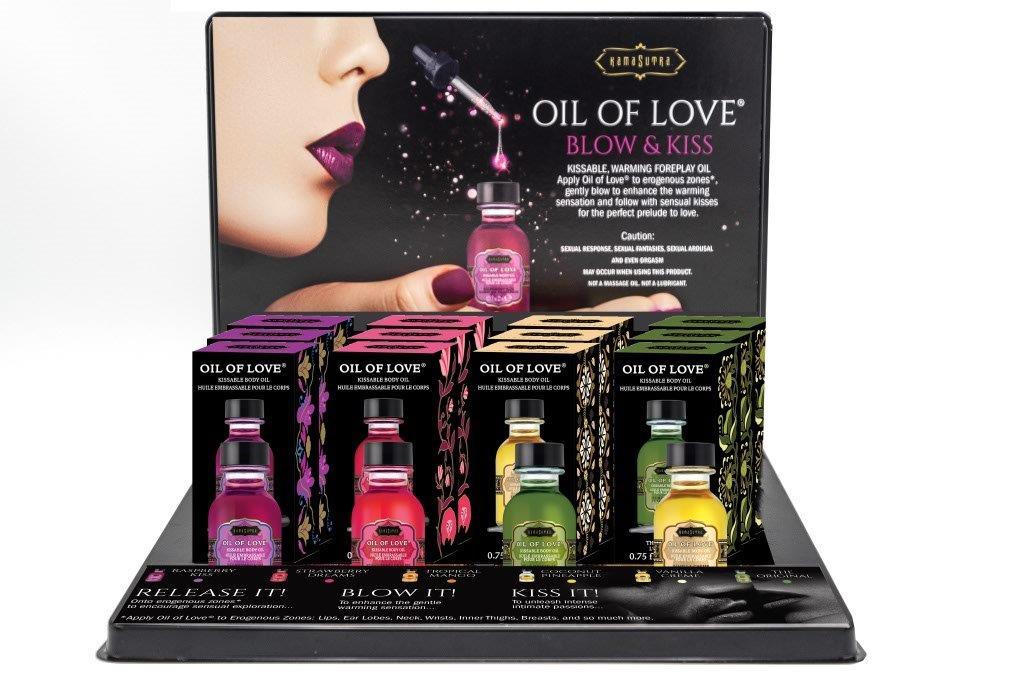 Oil of Love Pre- Pack Display - 6 Flavors KS12100