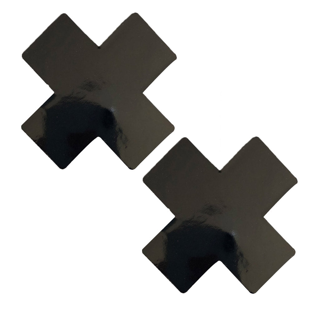 Dom Squad Wet Vinyl Naughty X Factor Nipztix Pasties NN-DOM-XF-NS