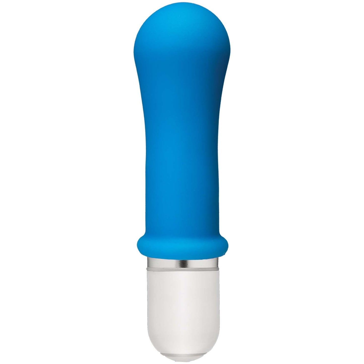 American Pop! Boom! 10 Function Silicone Vibrator - Blue DJ0500-31-BX