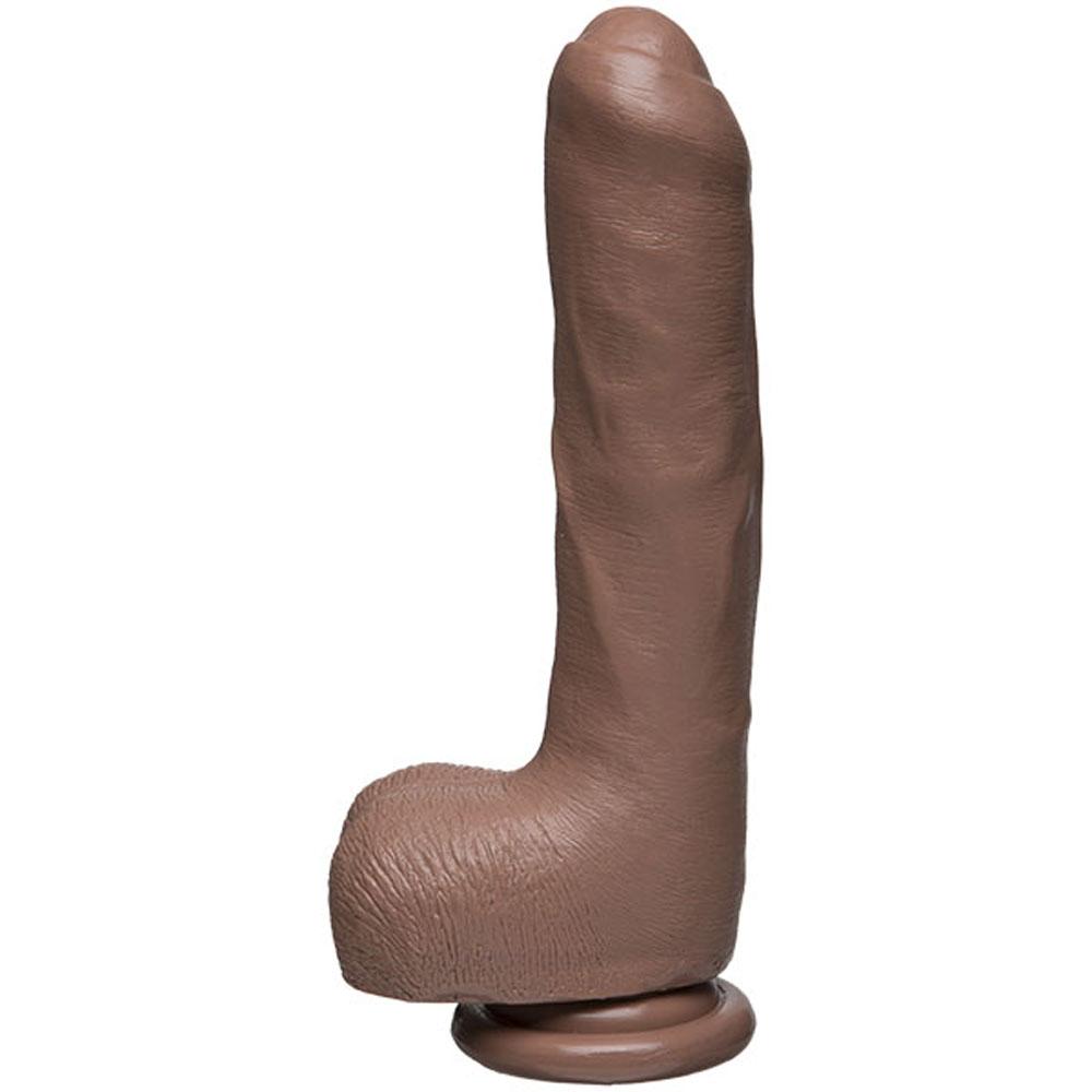 The D - Uncut D - 9 Inch With Balls - Firmskyn - Caramel DJ1705-74-CD