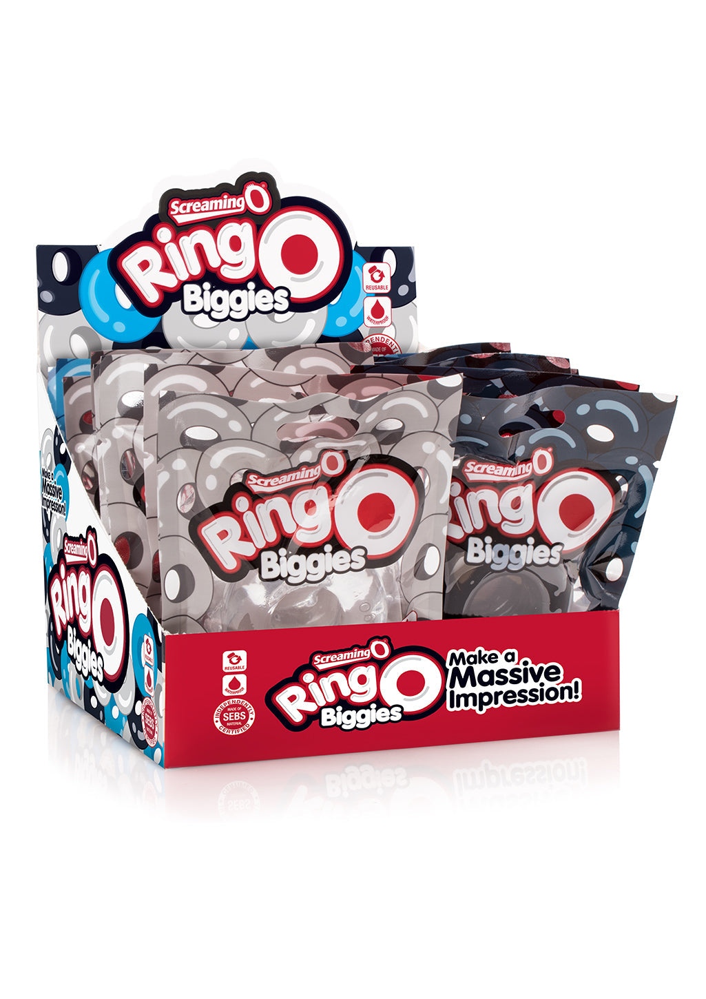 Ringo Biggies - 18 Count P.O.P. Box Display - Assorted RBG-110D