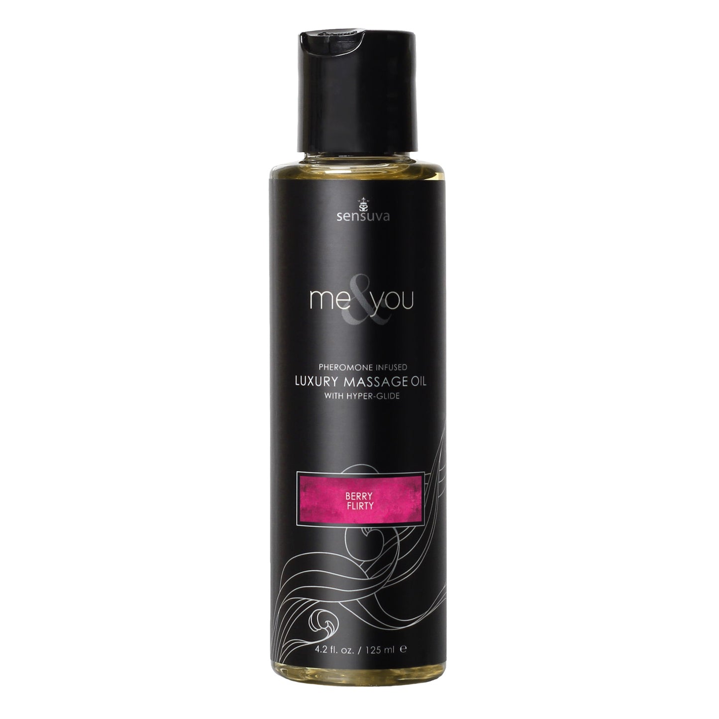 Me and You Luxury Massage Oil - Berry Flirt - 4.2 Fl. Oz. SEN-VL455