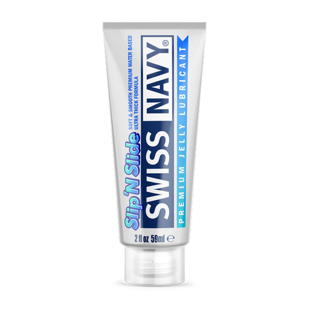 Swiss Navy Slip N Slide - Premium Jelly Lubricant - 2 Fl. Oz. MD-SNSLIP2