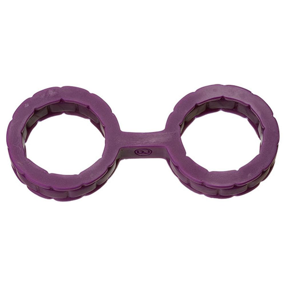 Japanese Bondage - Silicone Cuffs - Small - Purple DJ2102-02-BX