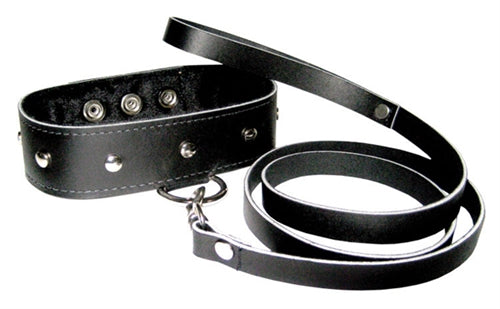 Leather Collar and Leash Set SS432-02