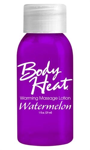 Body Heat Warming Massage Lotion - 1 Fl. Oz. - Watermelon PD9553-68