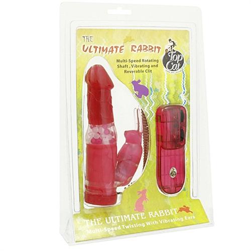 Bunny Pearl Vibrator - Red AL-100-RD