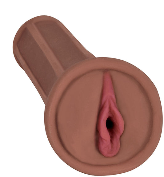 Mistress Sia Chocolate Pubic Stroker CN-07-0821-11