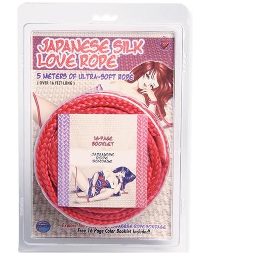 Japanese Silk Love Rope - 5m/ 16 Ft - Red TS1014436