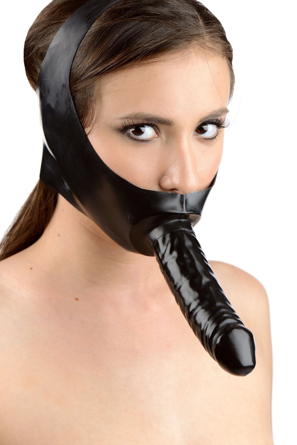 Latex Face Fuck Mask MS-AD526