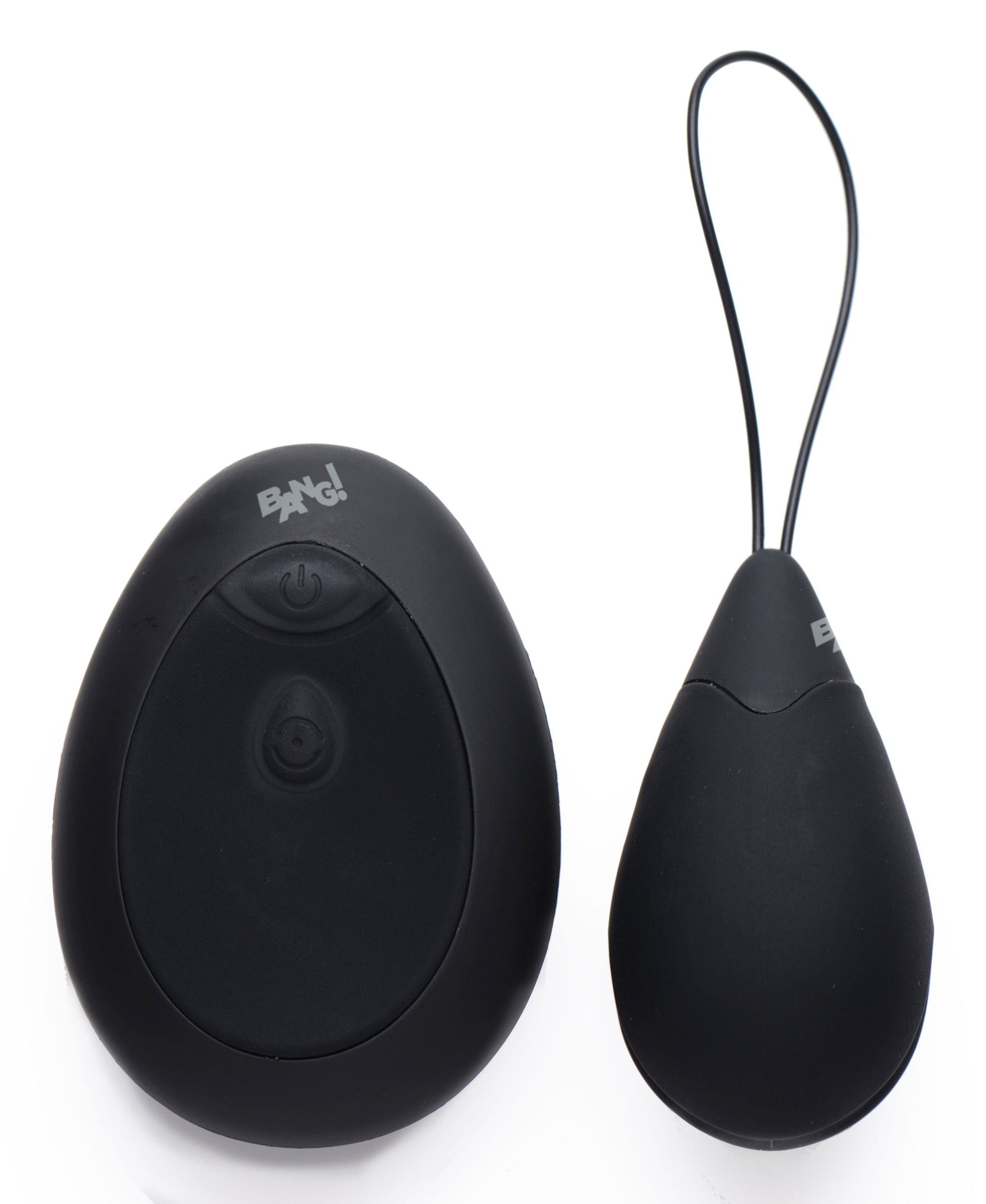 Bang - 10x Silicone Vibrating Egg - Black BNG-AG462-BLK