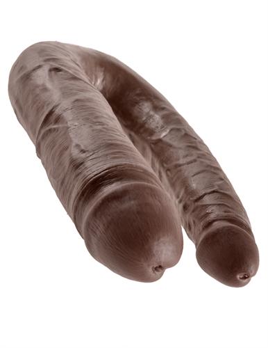 King Cock Double Trouble - Large - Brown PD5515-29