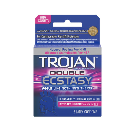 Trojan Double Ecstasy - 3 Pack TJ01961