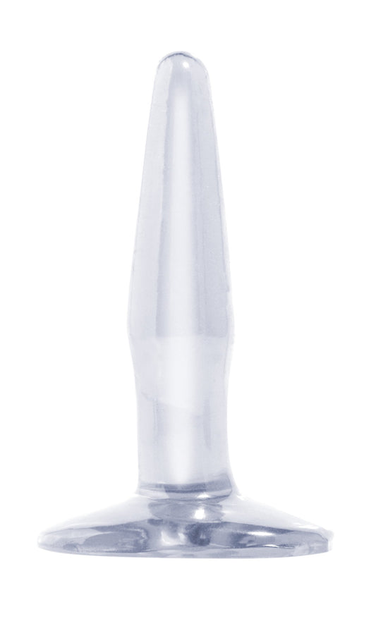 Basix Rubber Works Mini Butt Plug - Clear PD4260-20