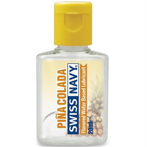 Swiss Navy Flavors Water-Based Lubricant - Pina Colada - 20 ml MD-SNFLAVPCE
