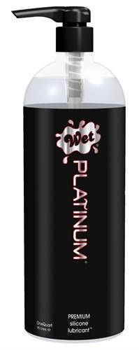 Wet Platinum Luxury Silicone Lubricant - 32 Fl. Oz. Pump Bottle WT20715