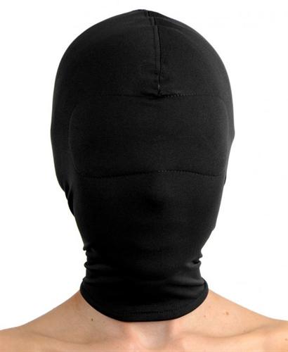 Blackout Breatheable Hood With Padded Blindfold - Black MS-ST400