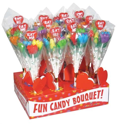 Eat Me! Tulip Candy Bouquet - 12 Piece Display CP-609