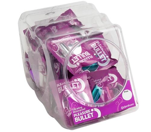 Pleasure Bulletz - 36 Piece Fishbowl - Assorted Colors PD2313-99D