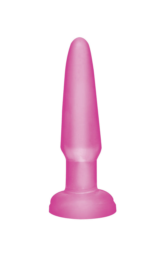 Basix Rubber Works - Beginner's Butt Plug - Pink PD4267-11